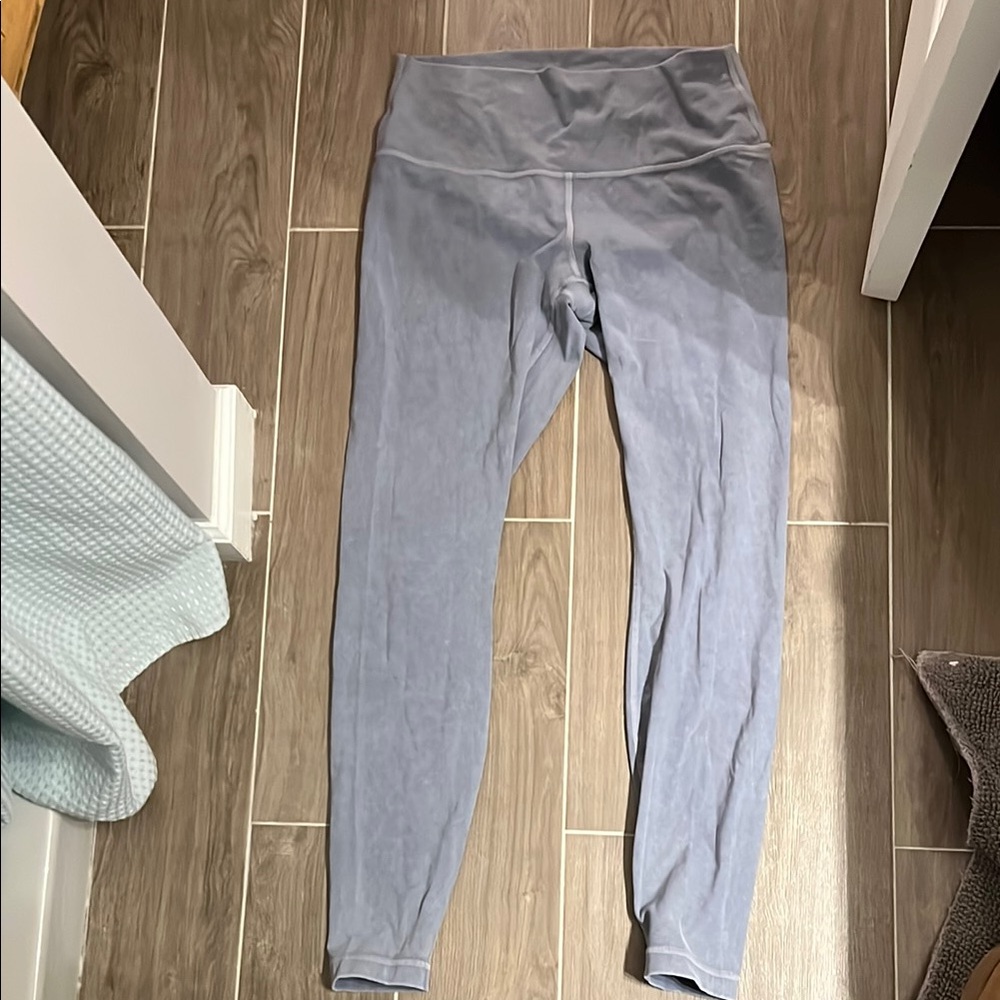 Lululemon Blue High-Waisted Leggings size 10